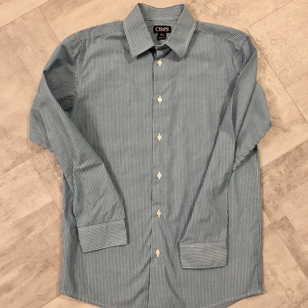 Chaps Boys Pinstripe dress shirt